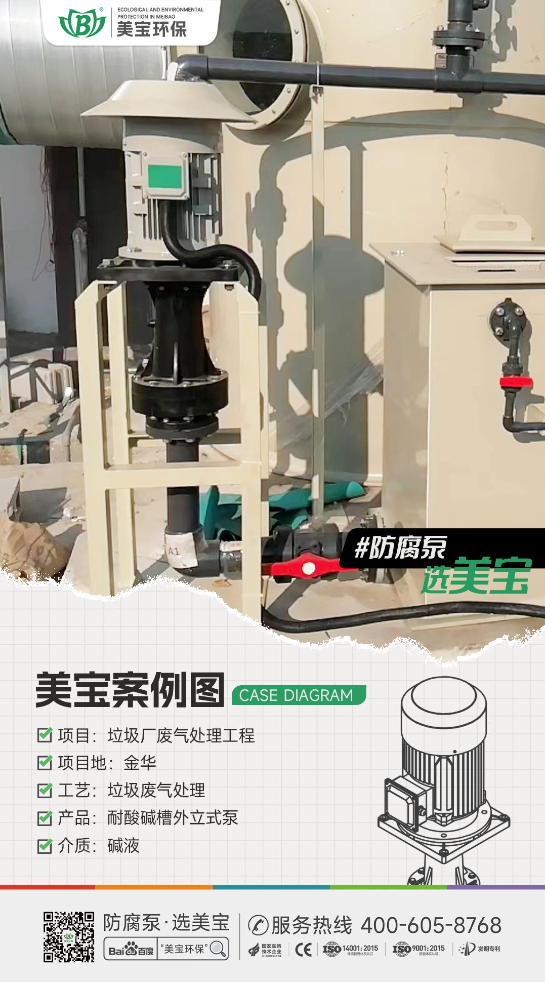 垃圾廠廢氣塔堿液噴淋用什么泵？